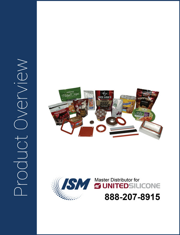  An image of the cover of the United Silicone product overview P D F.