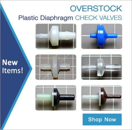 Shop now for new overstock plastic diaphragm check valves