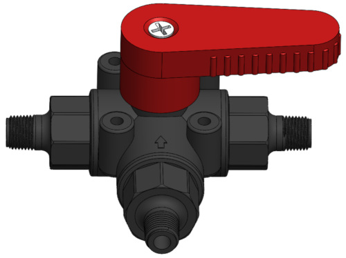Flow Regulator Water Pump Straight Valve DIY Hose Switch Stop Plastic Pumps Tool