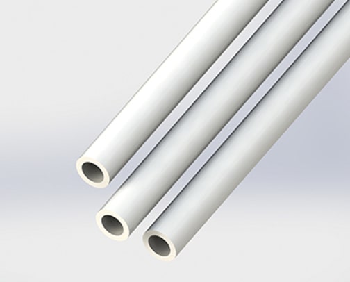 Kynar® (PVDF) plastic tubing.