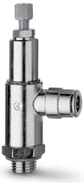 G S C U series stainless steel Camozzi meter-out needle metering valve.