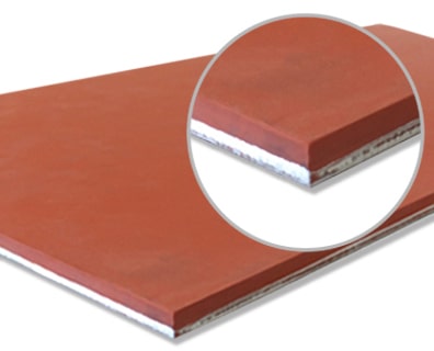 United Silicone Ultrasil® heat seal silicone-to-metal bonded sheets. Click here to go to the catalog.
