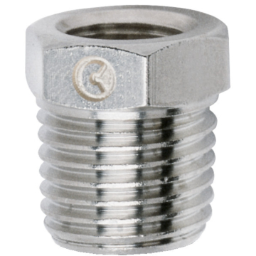 N P T F threaded stainless steel bushing. This bushing is a 2300 series stainless steel bushing fitting from I S M.