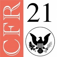 Code of Federal Regulations (CFR) logo.