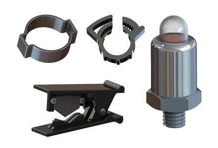 A sample selection of the accessories offered by ISM.
