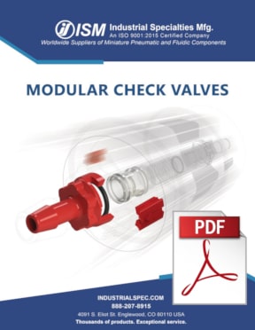 Modular check valves product overview P D F front cover.