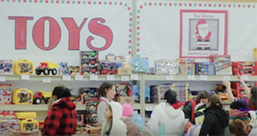 Santa Claus Shop Toy Drive