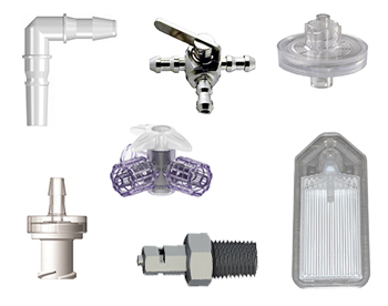 Example of the medical products available from ISM including IV Filters, Flow Control & Tubing.