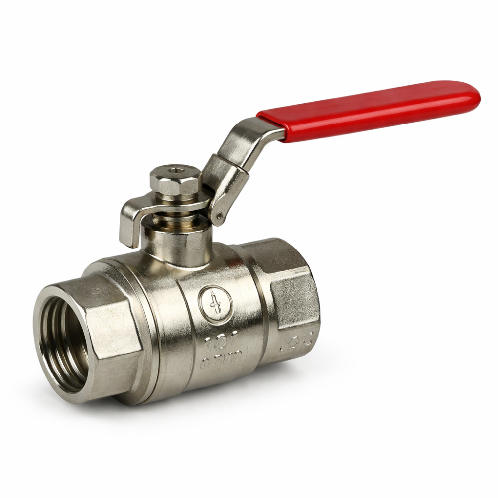 FBVN Series - Nickel Plated Brass Ball Valves with Stainless Steel Trim