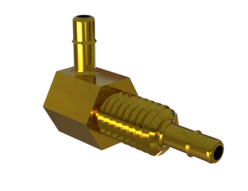 PML Series – Panel Mount Hose Barb Elbow Connectors
