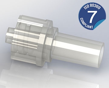 ISO 80369-7 Male Luer to Bond-In Port - BNP7 Series