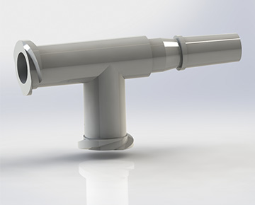 CFFT Series - Male Luer x Female Luer Tee