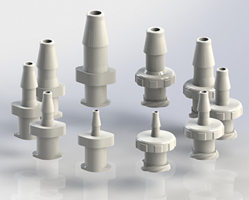 CFLA Series - Economical Female Luer x Barb