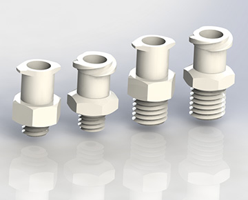 Luer to Thread - Plastic Luer Fittings - Plastic Luer Connectors