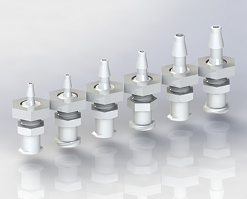 ILBA Series - Economical Panel Mount Luers