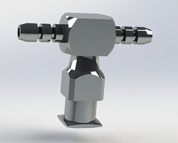 Metal Luer Tees