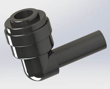 QCSEE Series - Metric - Plug In Elbow