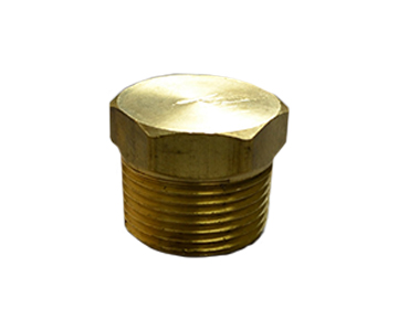 Brass BSP Male Blanking Plug External Hex Head Flanged Countersunk Stop End Cap 