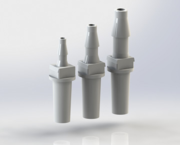 CIMLSRA Series - Male Slip Luer for Lock Ring