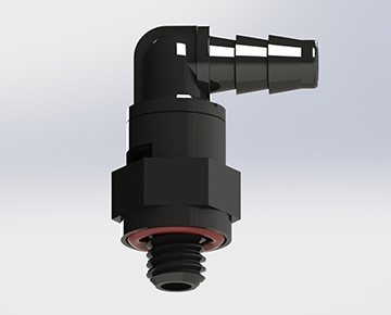 Elbow Swivel Fittings with O-Ring Base Seal