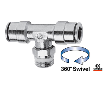 S6430 SPRINT® SERIES - MALE BSPP BRANCH SWIVEL TEE