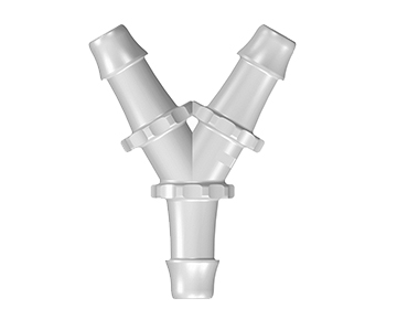 Trickle Note clockwise Plastic Connector Fittings - Medical Fittings - Medical Component Products