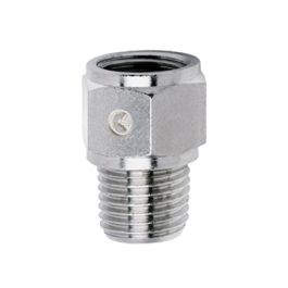 Camozzi 2520 1/8-1/4 BSPT Adapter, Stecker, 2,5 Cm/20,3 Cm Weiblich 2,5