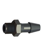 BFJ-18-1032T-PP, 1/8" Hose Barb x 10-32 Tapered Male UNF Adapter