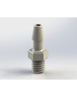 BFPM-18-1032-K, 1/8" Hose Barb x 10-32 Male UNF Adapter