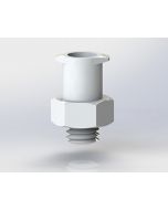 CFLLTA-1032M-N, Female Luer Lug x 10-32 Male UNF Adapter