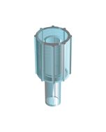 1/4" Bond In Port by Female Large Bore Shielded Connector, Short, R-902