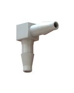EB-14V-PP, 1/4" Hose Barb Elbow