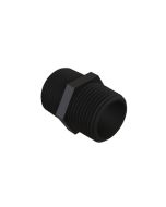 1" Male NPT Hex Nipple, HPN-16M-PE