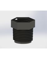 1/2" Male NPT x 3/8" Female NPT Bushing, NC-8M6F-BPP